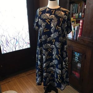 LuLaRoe Thunder Storm Carly EUC